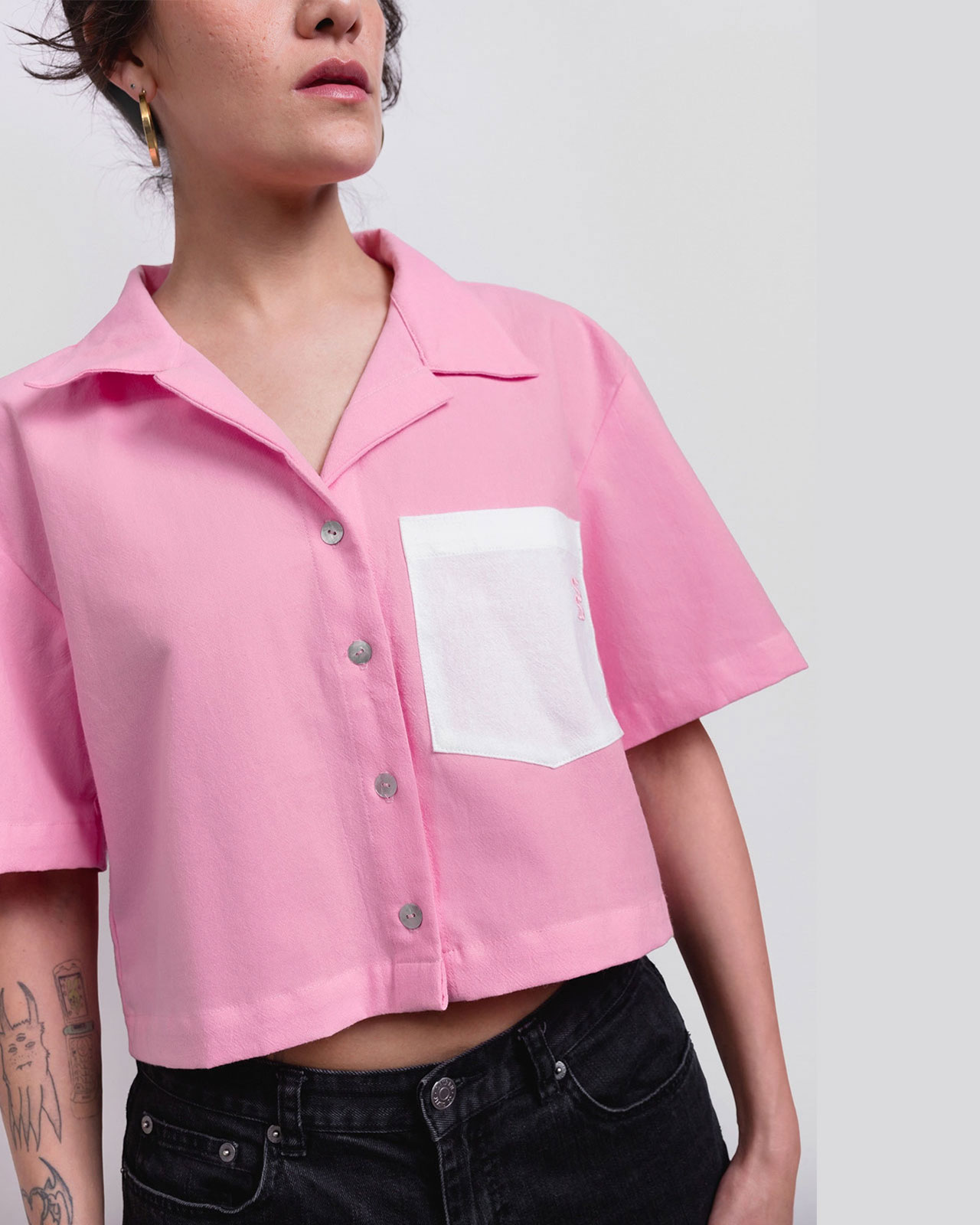 Camisa Guayaba Rosa