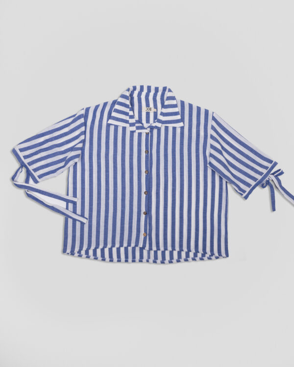 Camisa asimétrica estampado de cebra - Imagen 9