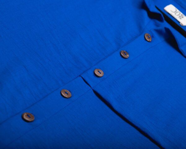 Camisa manga corta azul - Imagen 6